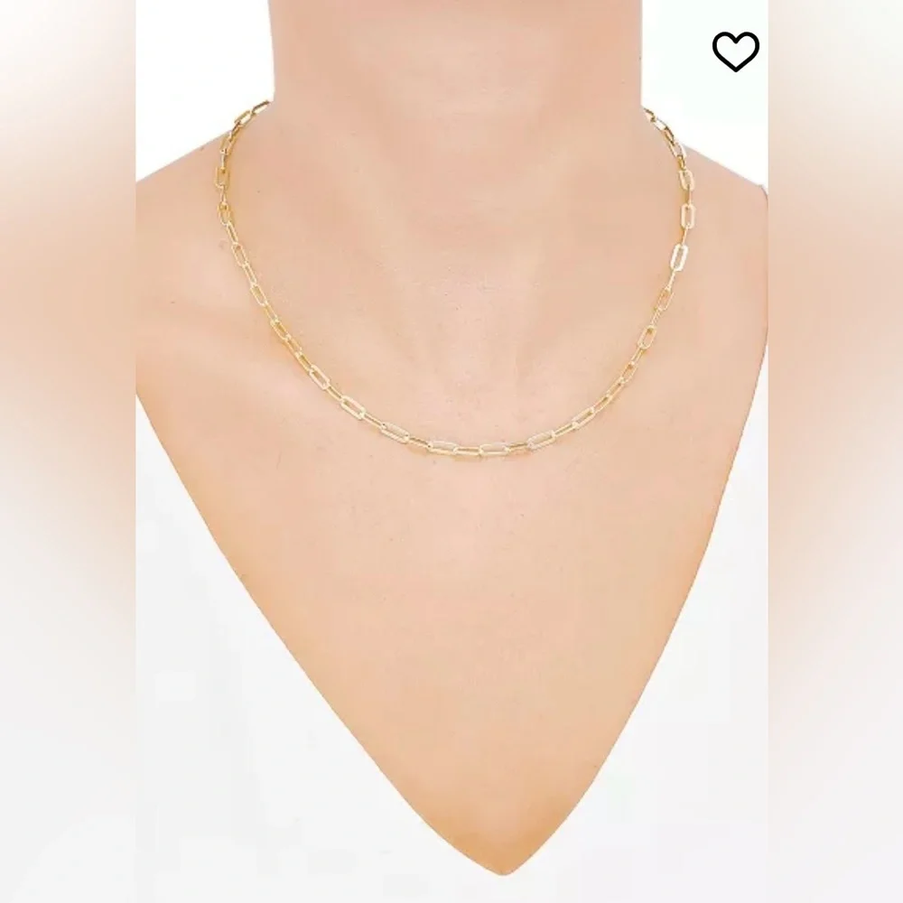 Giani Bernini Paperclip Link Chain Necklace in 18K Gold-Plated Sterling Silver
